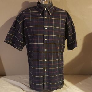 Tommy Hilfiger Mens Large Blue Button Down Shirt